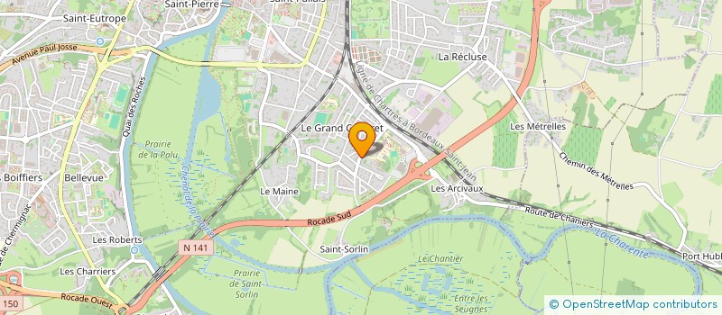 localisation de l'entreprise CORDON SERVICES  SAINTES