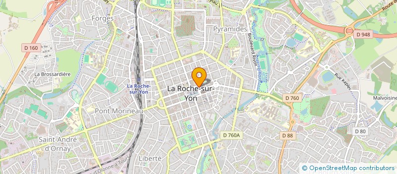 localisation de l'entreprise CORDON'YON à LA ROCHE-SUR-YON