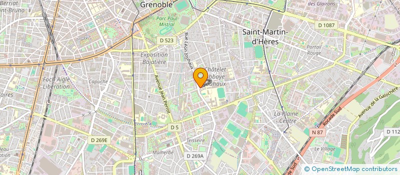 localisation de l'entreprise CORDONNERIE 21  GRENOBLE