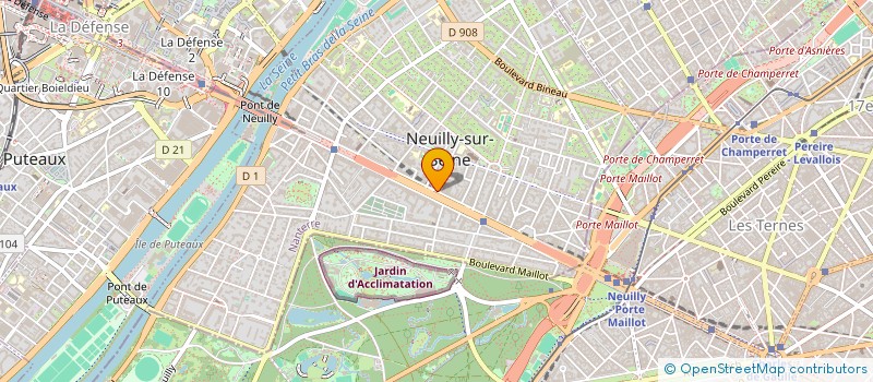 localisation de l'entreprise CORDONNERIE ADAM à NEUILLY-SUR-SEINE