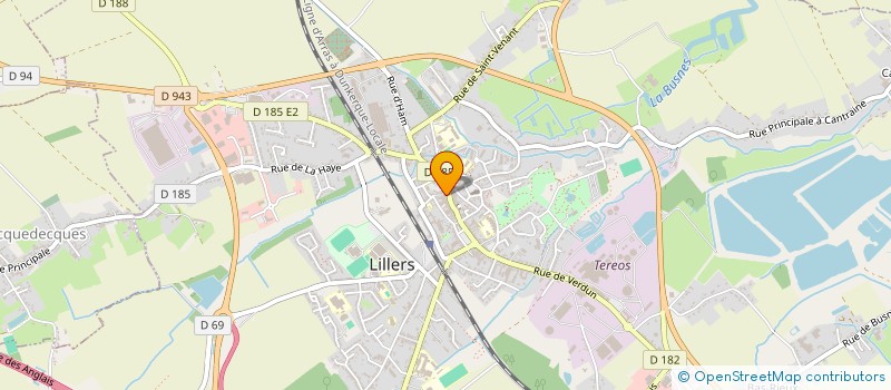 localisation de l'entreprise CORDONNERIE ADRIEN MAYEUX  LILLERS