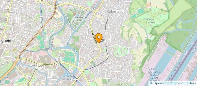 localisation de l'entreprise CORDONNERIE CLAUDE à STRASBOURG