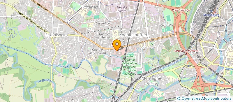 localisation de l'entreprise CORDONNERIE CLES MULTISERVICES à STRASBOURG