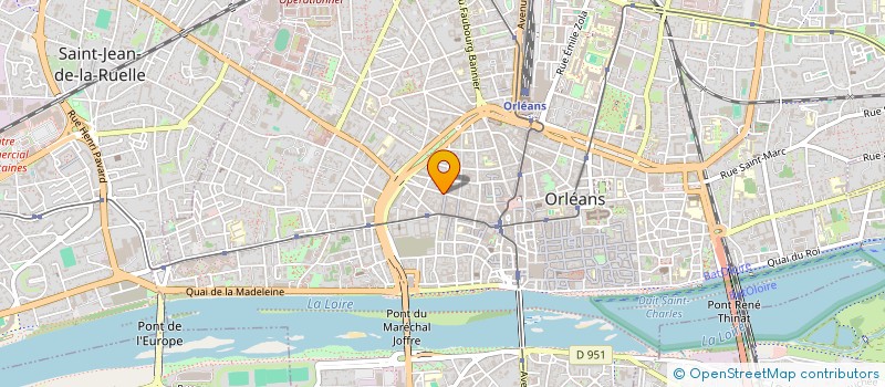 localisation de l'entreprise CORDONNERIE D ILLIERS SARL à ORLEANS
