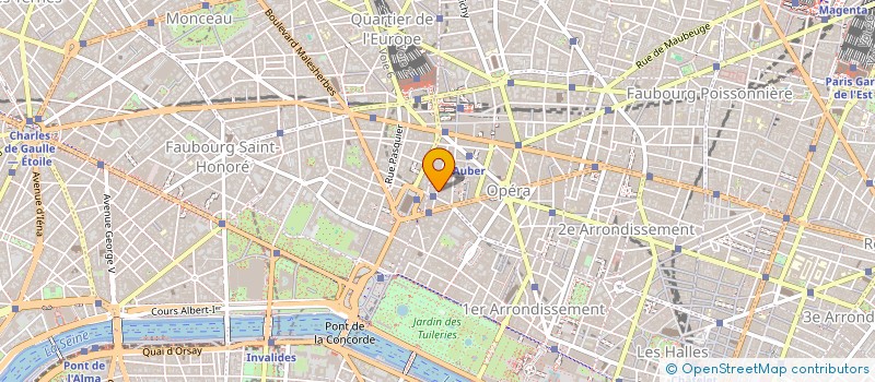 localisation de l'entreprise CORDONNERIE DE LA MADELEINE à PARIS