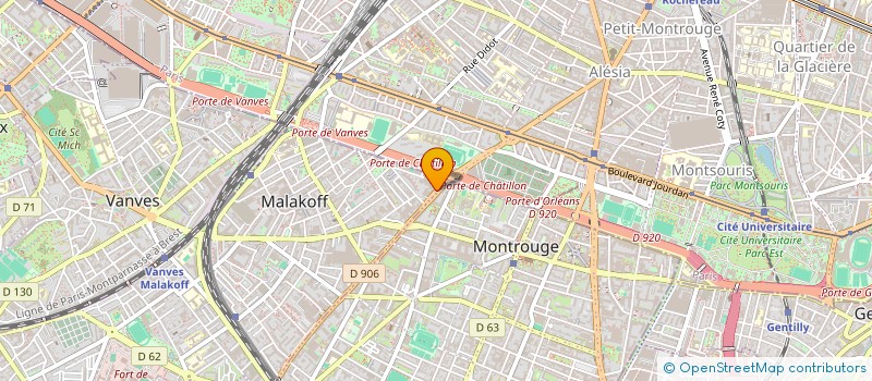 localisation de l'entreprise CORDONNERIE DE MALAKOFF  MALAKOFF