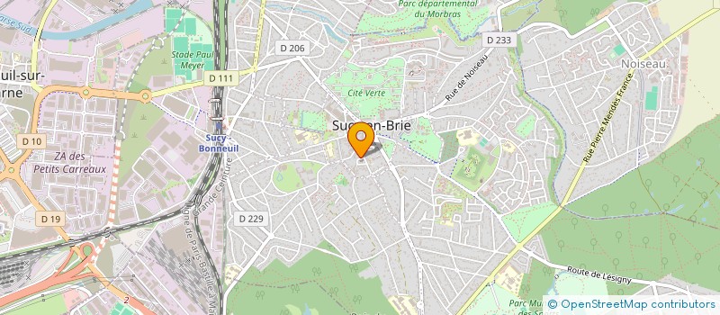 localisation de l'entreprise CORDONNERIE DE SUCY  SUCY-EN-BRIE