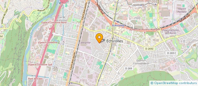 localisation de l'entreprise CORDONNERIE DES ECUREUILS  ECHIROLLES