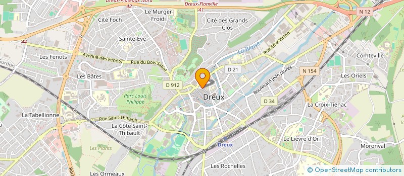 localisation de l'entreprise CORDONNERIE DROUAISE à DREUX