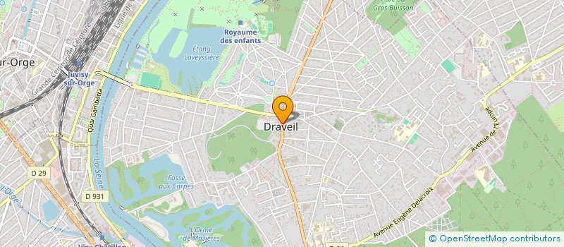 localisation de l'entreprise CORDONNERIE DU CENTRE  DRAVEIL