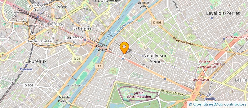 localisation de l'entreprise CORDONNERIE DU CHATEAU à NEUILLY-SUR-SEINE