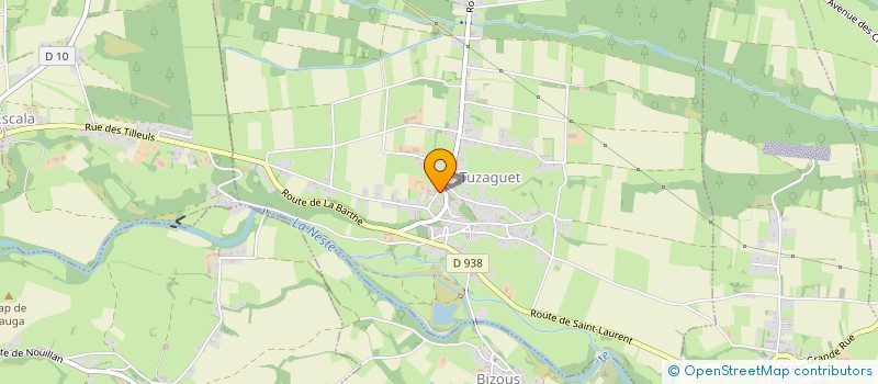 localisation de l'entreprise CORDONNERIE DU PLATEAU  LANNEMEZAN