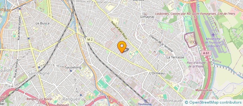 localisation de l'entreprise CORDONNERIE DU SABLAR à TOULOUSE