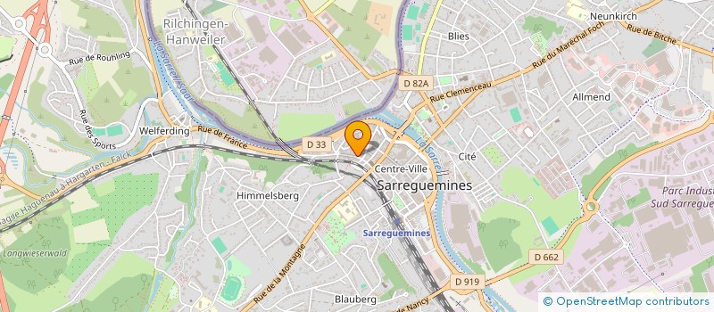 localisation de l'entreprise CORDONNERIE DU SCHLOSSBERG  SARREGUEMINES