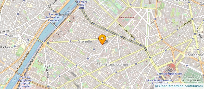 localisation de l'entreprise CORDONNERIE DU THEATRE  PARIS