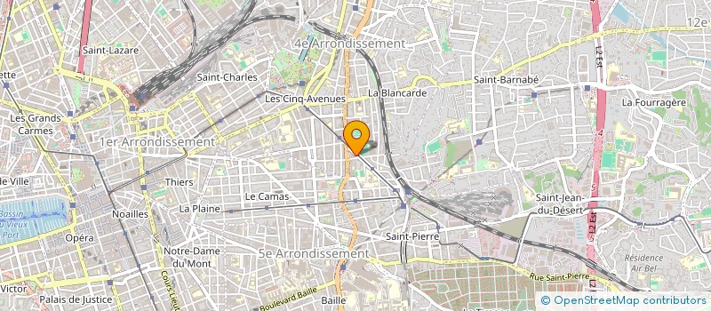 localisation de l'entreprise CORDONNERIE FOCH VALLIER à MARSEILLE 4EME