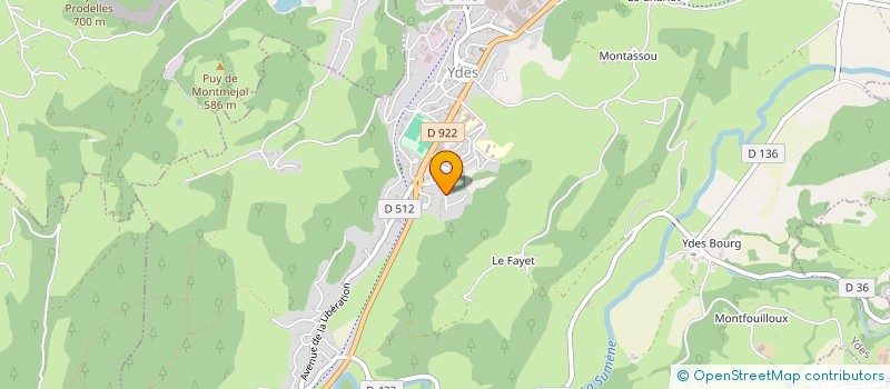 localisation de l'entreprise CORDONNERIE FOURNIER  BORT-LES-ORGUES