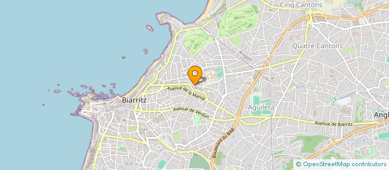 localisation de l'entreprise CORDONNERIE IMPERATRICE  BIARRITZ