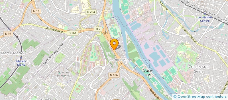 localisation de l'entreprise CORDONNERIE JMV  LE PORT-MARLY