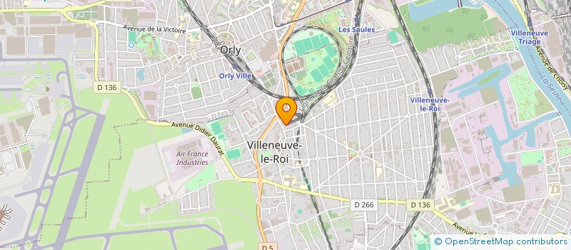 localisation de l'entreprise CORDONNERIE LE PARC  VILLENEUVE-LE-ROI