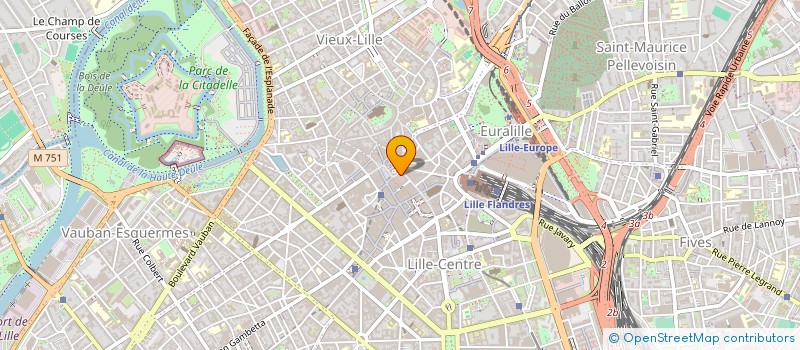 localisation de l'entreprise CORDONNERIE LECOMTE à LILLE