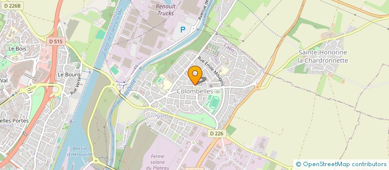 localisation de l'entreprise CORDONNERIE LECORDIER  BRETTEVILLE-SUR-ODON