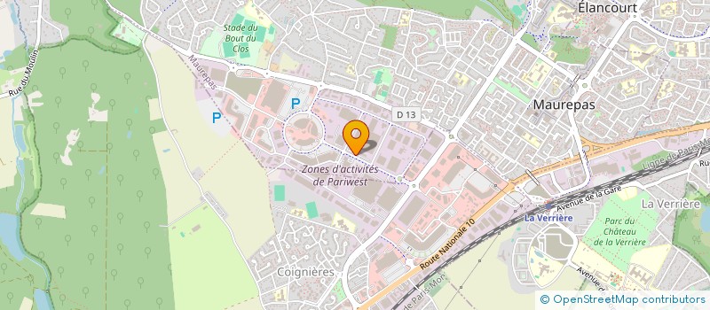 localisation de l'entreprise CORDONNERIE MAUREPAS  MAUREPAS