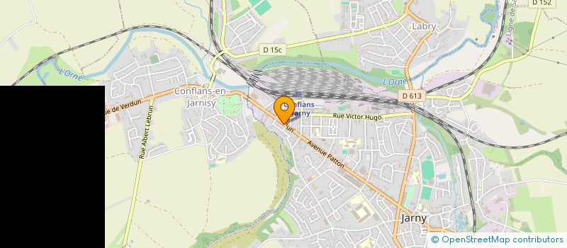 localisation de l'entreprise CORDONNERIE MEROTTO  JARNY