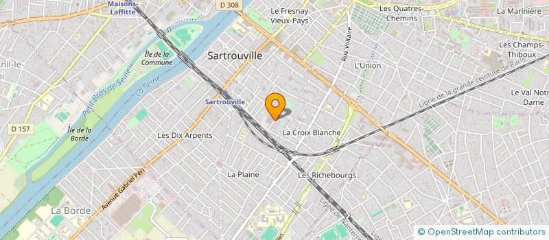 localisation de l'entreprise CORDONNERIE MR. JOSEPH.E  SARTROUVILLE