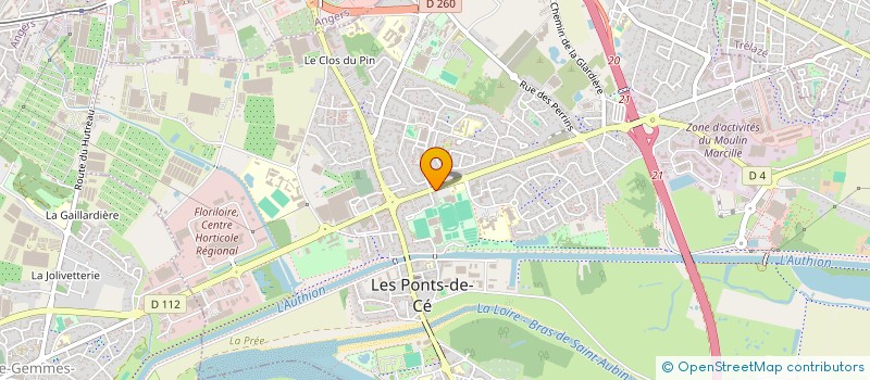 localisation de l'entreprise CORDONNERIE MULTISERVICES LA GUILLEBOTTE à LES PONTS-DE-CE