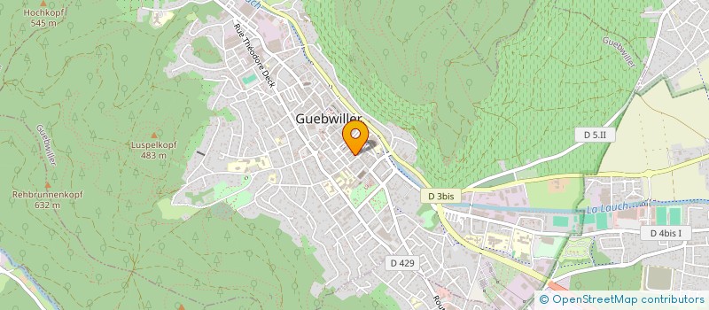 localisation de l'entreprise CORDONNERIE MULTISERVICES OZEN-WAGNER  GUEBWILLER