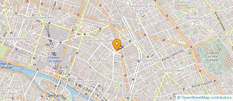 localisation de l'entreprise CORDONNERIE N° 8 à PARIS