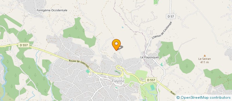 localisation de l'entreprise CORDONNERIE RAPH SARL  FLAYOSC