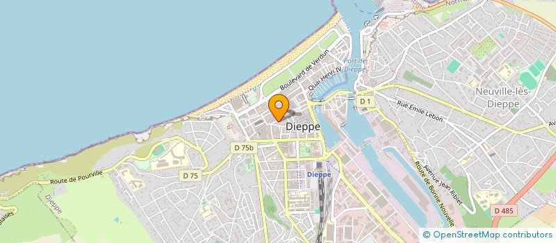 localisation de l'entreprise CORDONNERIE RAPIDE  DIEPPE