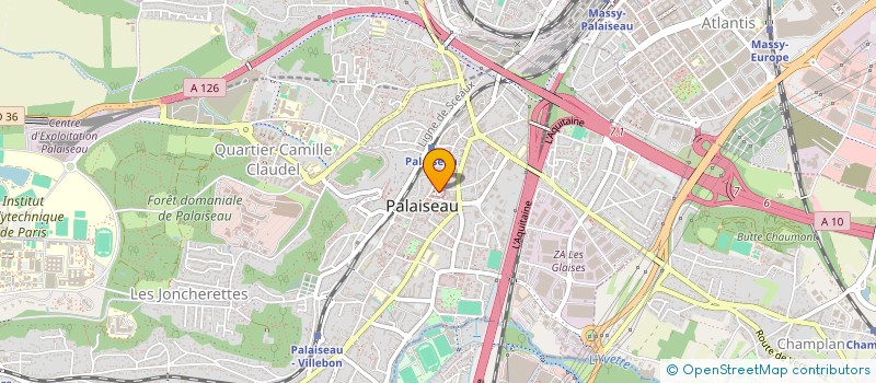 localisation de l'entreprise CORDONNERIE RSJ  PALAISEAU