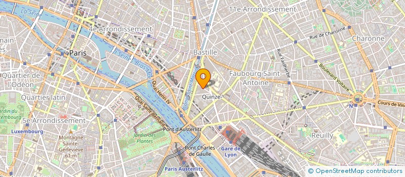 localisation de l'entreprise CORDONNERIE SERRURERIE BASTILLE  PARIS