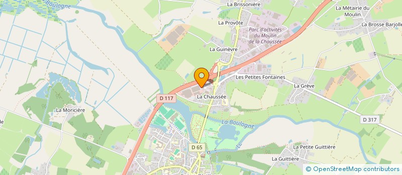 localisation de l'entreprise CORDONNERIE ST PHIL  SAINT-PHILBERT-DE-GRAND-LIEU