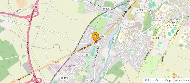 localisation de l'entreprise CORDONNERIE SVII  SALOUEL