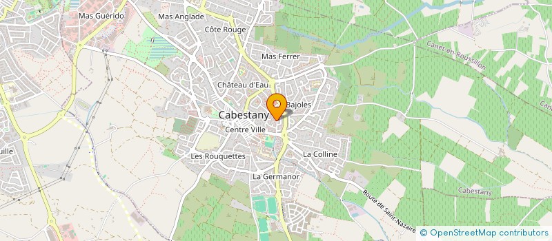 localisation de l'entreprise CORDONNERIE THIERRY  CABESTANY