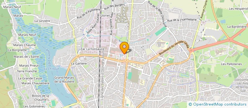 localisation de l'entreprise CORDONNERIE VEREZ à LES SABLES D'OLONNE