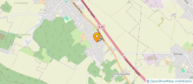 localisation de l'entreprise CORDONNIER  AIX-NOULETTE