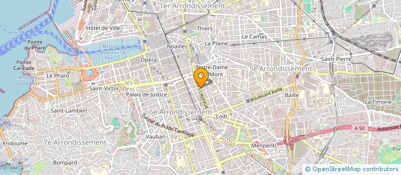 localisation de l'entreprise CORDONS PLUS à MARSEILLE