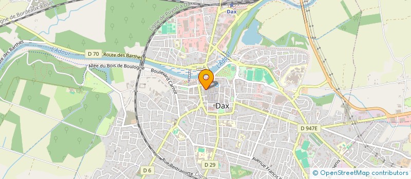 localisation de l'entreprise CORDOSERVICE40  DAX