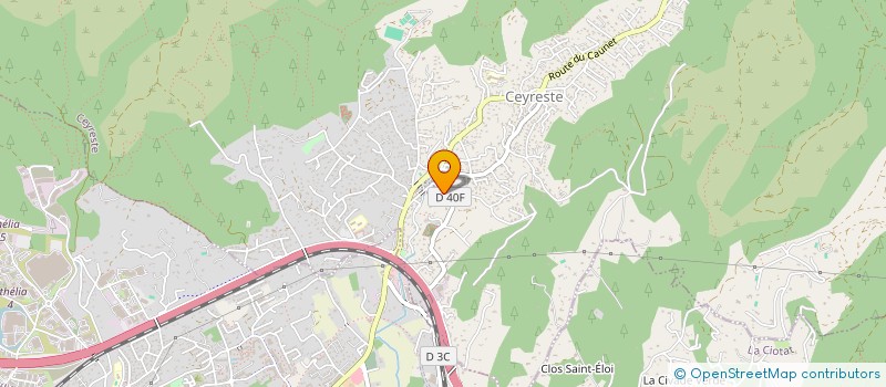 localisation de l'entreprise CORDOU ET FILS à CEYRESTE