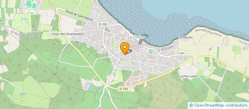 localisation de l'entreprise CORDOUAN  LA FLOTTE