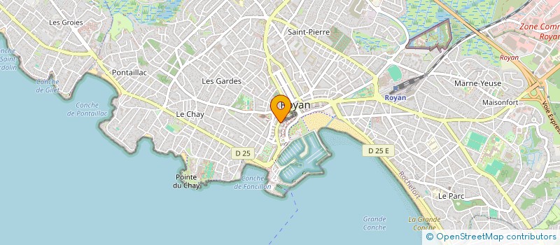 localisation de l'entreprise CORDOUAN  ROYAN