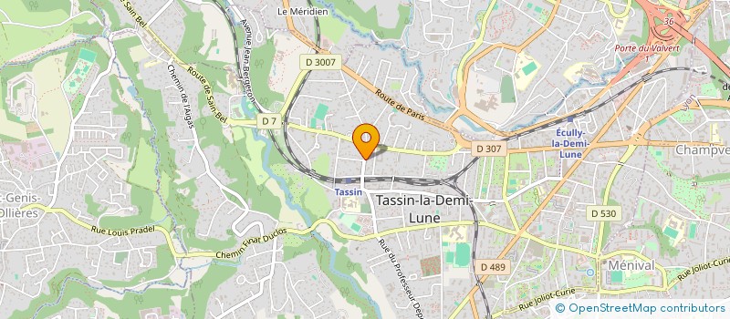 localisation de l'entreprise CORDOUAN CONCEPT à TASSIN-LA-DEMI-LUNE