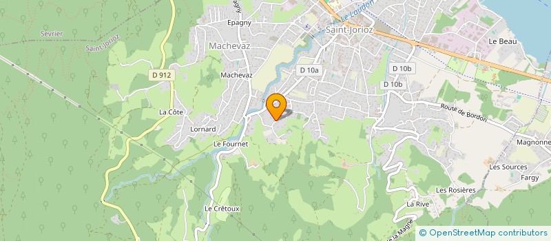 localisation de l'entreprise CORDOUAN CONSULTING à SAINT-JORIOZ