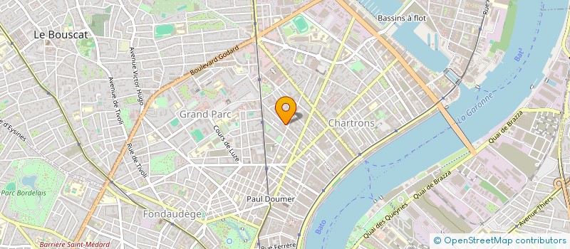 localisation de l'entreprise CORDOUAN ORGANISATION à BORDEAUX