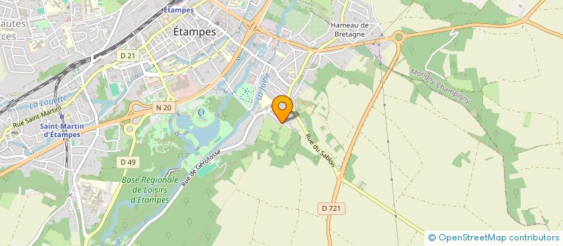 localisation de l'entreprise CORE 4 GROUP  ETAMPES